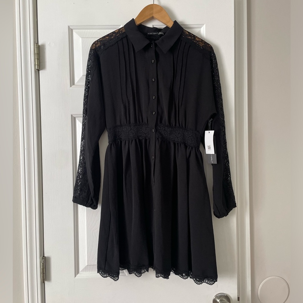 Black Tape_ Dress (NWT) 🖤 0081
